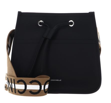 COCCINELLE Raquel Crossbody Bag Noir / Cuir