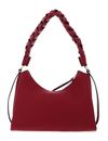 COCCINELLE Boheme Grana Double Shoulder Bag M Sangria / Skin