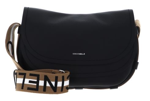 COCCINELLE Raquel Crossbody Bag Noir / Cuir