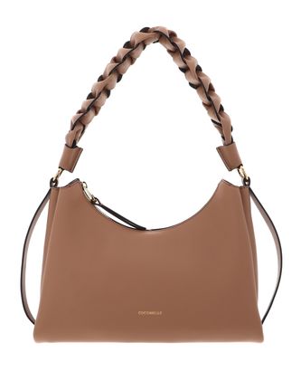 COCCINELLE Boheme Grana Double Shoulder Bag M Skin / Gazpacho