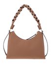 COCCINELLE Boheme Grana Double Shoulder Bag M Skin / Gazpacho