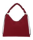 COCCINELLE Boheme Grana Double Shoulder Bag L Sangria / Skin
