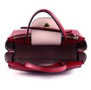 COCCINELLE Arlettis Signature Handbag Grained Leather Sangria COCCINELLE Arlettis Signature Handbag Grained Leather Sangria