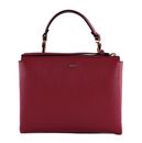 COCCINELLE Arlettis Signature Handbag Grained Leather Sangria