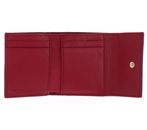 COCCINELLE Metallic Soft Wallet Grained Leather Sangria COCCINELLE Metallic Soft Wallet Grained Leather Sangria