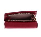 COCCINELLE Metallic Soft Wallet Grained Leather Sangria COCCINELLE Metallic Soft Wallet Grained Leather Sangria