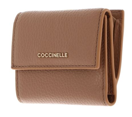 COCCINELLE Metallic Soft Wallet Grained Leather Skin