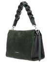 COCCINELLE Boheme Handbag Suede Grainy Leather Alga