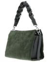 COCCINELLE Boheme Handbag Suede Grainy Leather Alga
