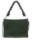 COCCINELLE Boheme Handbag Suede Grainy Leather Alga