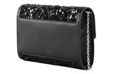 COCCINELLE Magie 2Nite Paillettes Clutch Noir / Noir