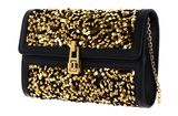 COCCINELLE Magie 2Nite Paillettes Clutch Golden / Noir