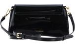 COCCINELLE C-Me Patent Crossbody Bag Noir