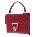 COCCINELLE Arlettis Signature Handbag Grained Leather Sangria
