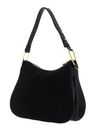 COCCINELLE Magie Suede Bim Shoulder Bag L Noir / Noir COCCINELLE Magie Suede Bim Shoulder Bag L Noir / Noir