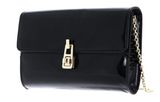 COCCINELLE Magie 2Nite Patent Clutch Noir