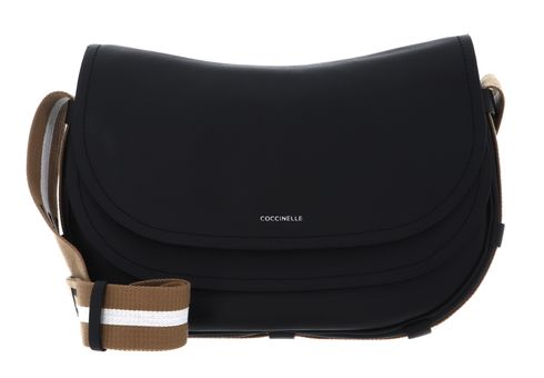 COCCINELLE Raquel Shoulder Bag Noir / Cuir