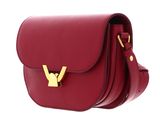 COCCINELLE Dew Crossbody Grained Leather Sangria