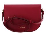 COCCINELLE Dew Crossbody Grained Leather Sangria
