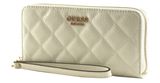 GUESS Laurel SLG Large Zip Around Wallet L White GUESS Laurel SLG Large Zip Around Wallet L White