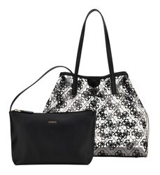 ★BLACKUP★ Tweed round tote bag black P00000DA GUESS Power Play Tech Tote Handbag – ShopCGX