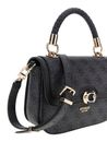GUESS Orlina Logo Top Handle Flap Bag Coal Logo GUESS Orlina Logo Top Handle Flap Bag Coal Logo