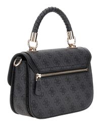★TOUT Y EST★ ORLINA G logo top handle flap bag HO4A3A24 GUESS Orlina Top Handle Flap, Black: Handbags: Amazon.com