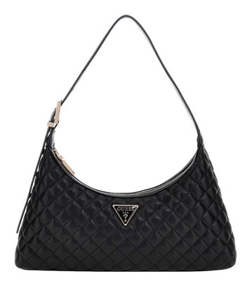 GUESS Eco Rianee Shoulder Bag Black