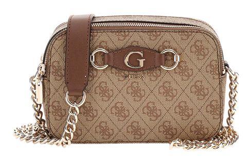 GUESS Izzy Camera Bag Latte Logo / Brown