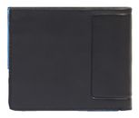 PIQUADRO Atlas Men´s Wallet Removable Document Facility RFID Black