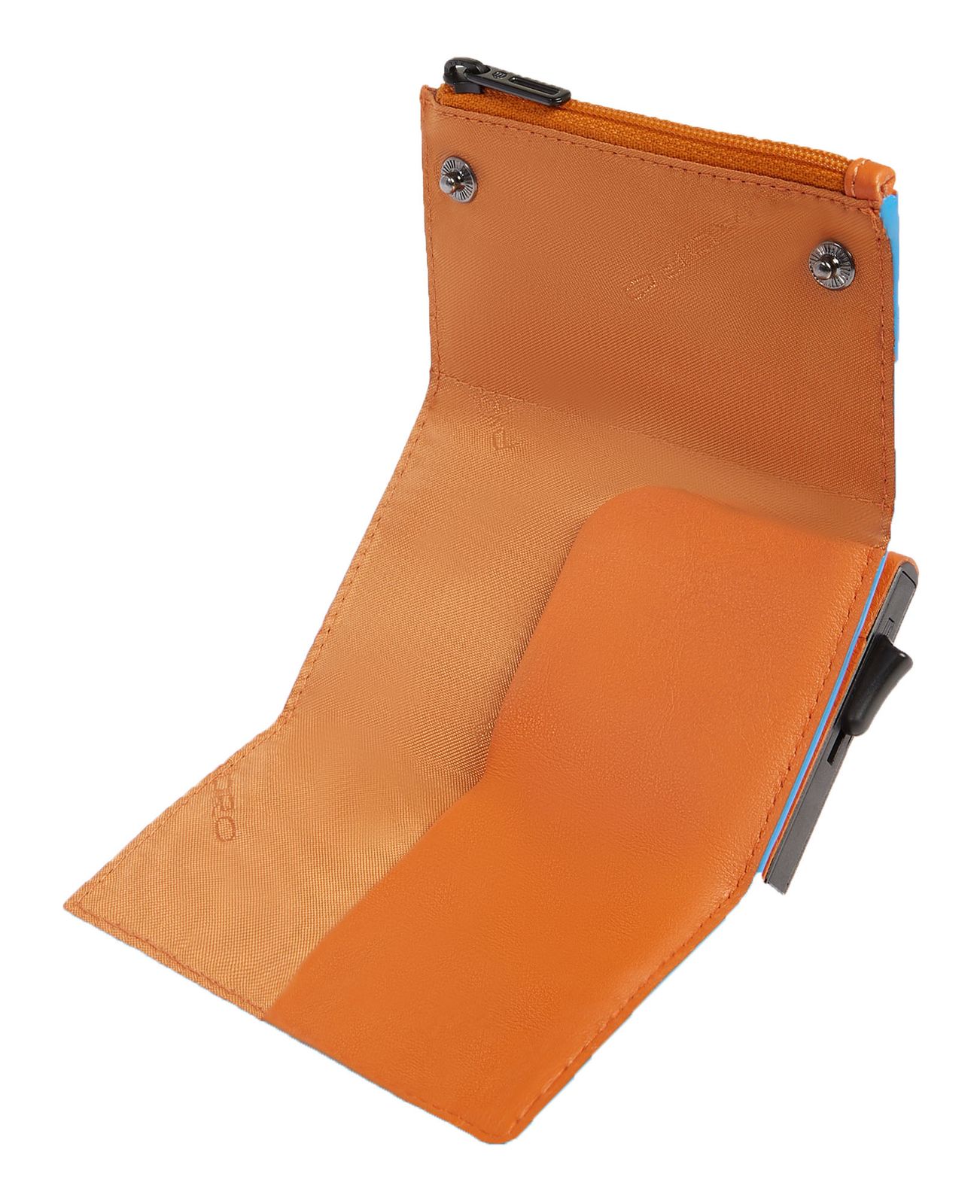 PIQUADRO Atlas Compact Wallet With Single Slider RFID Orange PIQUADRO Atlas Compact Wallet With Single Slider RFID Orange