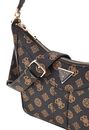 GUESS Dorys Luxury Satchel Mocha Logo GUESS Dorys Luxury Satchel Mocha Logo