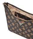 GUESS Dorys Luxury Satchel Mocha Logo GUESS Dorys Luxury Satchel Mocha Logo