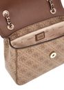 GUESS Izzy Convertible Xbody Flap Bag Latte Logo / Brown GUESS Izzy Convertible Xbody Flap Bag Latte Logo / Brown