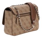 GUESS Izzy Convertible Xbody Flap Bag Latte Logo / Brown GUESS Izzy Convertible Xbody Flap Bag Latte Logo / Brown