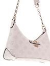 GUESS Gerty Top Zip Shoulder Bag Creme White