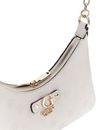GUESS Gerty Top Zip Shoulder Bag Creme White