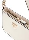 GUESS Noelle Mini Top Zip Shoulder Bag Bone