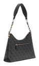 GUESS Izzy Top Zip Shoulder Bag Coal Logo GUESS Izzy Top Zip Shoulder Bag Coal Logo