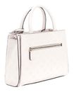 GUESS Gerty Girlfriend Satchel Bag Cream White GUESS Gerty Girlfriend Satchel Bag Cream White