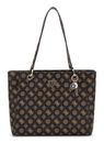 GUESS Noelle Tote Mocha Logo GUESS Noelle Tote Mocha Logo