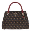 GUESS Noelle Luxury Satchel Brown