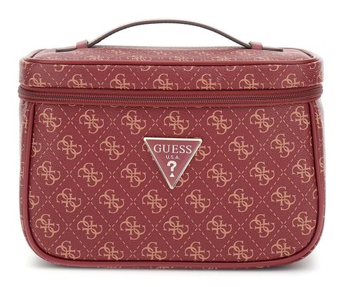 GUESS Jesco Travel Toiletry Train Case Claret