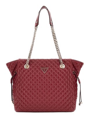 GUESS Eco Rianee Tote Bag Claret