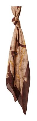 GUESS Foulard Scarf 130X130 Brown Multi