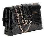 GUESS Silvye Convertible Xbody Flap Bag Black
