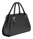 GUESS Noelle Girlfriend Satchel Coal Logo