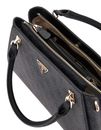 GUESS Noelle Girlfriend Satchel Coal Logo