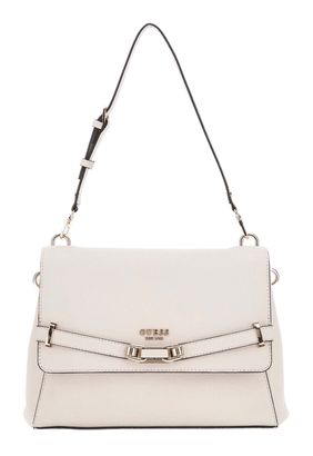 GUESS Silvye Flap Shoulder Bag Stone