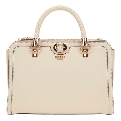 GUESS Orlina Society Satchel Taupe